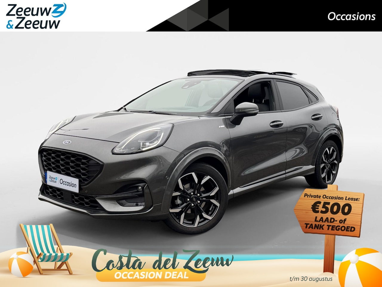 Ford Puma - 1.0 EcoBoost Hybrid ST-Line X | Apple Carplay/Android Auto | Adaptive Cruise Control | Ach - AutoWereld.nl
