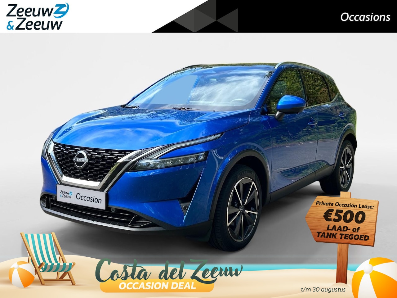 Nissan Qashqai - 1.3 MHEV Tekna Apple Carplay/Android Auto , navigatiesysteem full map , elektrisch bedienb - AutoWereld.nl