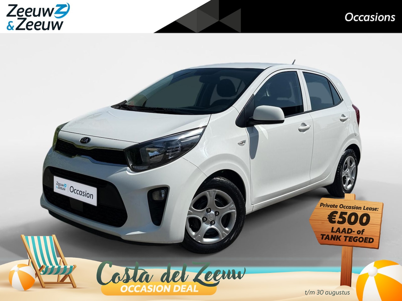 Kia Picanto - 1.0 DPi ComfortLine | Cruise Control | Automaat | Bluetooth | Airco | 12 maanden garantie! - AutoWereld.nl