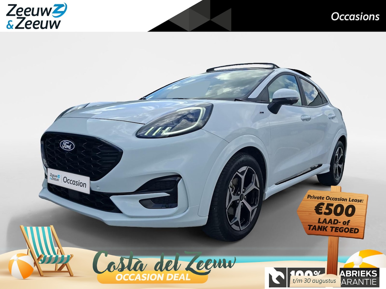 Ford Puma - ST-Line | Stoel- stuur en voorruitverwarming | Trekhaak | Kantel / schuifdak | Adaptieve l - AutoWereld.nl