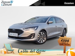 Ford Focus Wagon - 1.0 EcoBoost Hybrid Titanium X | NL Auto | Winterpack | Climate Control | Camera | Pakeers