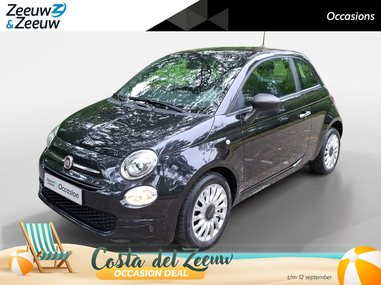 Fiat 500 - 1.0 Hybrid Cult | NETTE AUTO | NAVI | AIRCO | - AutoWereld.nl