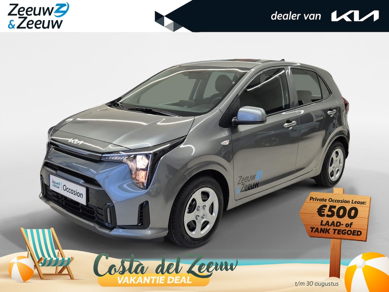 Kia Picanto - 1.0 GDi DynamicLine | Airco | Navi | Camera | DEMO | Elektrische ramen | Cruise Control | - AutoWereld.nl