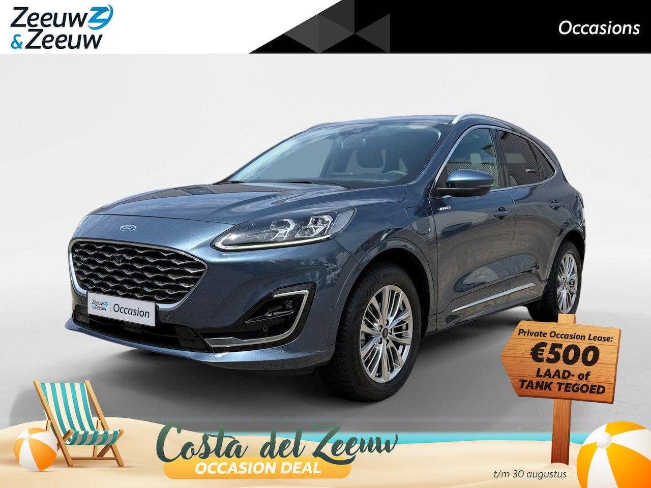 Ford Kuga - 2.5 PHEV Vignale | Dealer onderhouden | Automaat | Adapt. Cruise control | BLIS | Elektr. - AutoWereld.nl