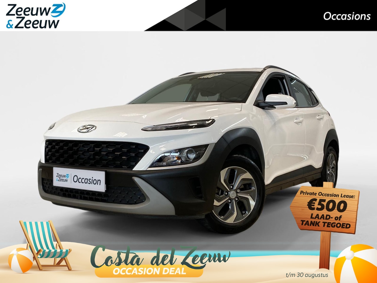 Hyundai Kona - 1.6 HYBRID | AUTOMAAT | COMFORT | NAVI | CAMERA | - AutoWereld.nl