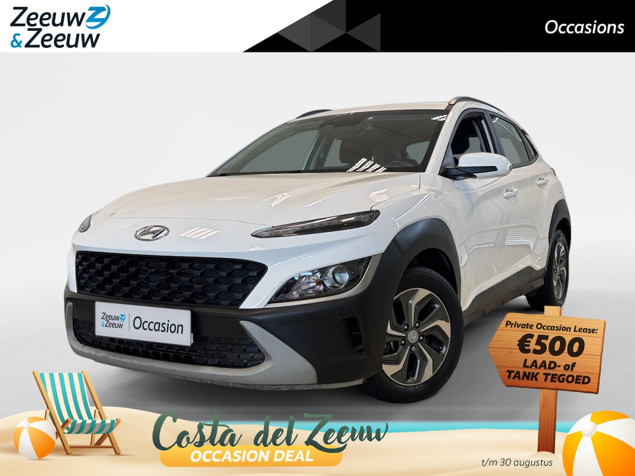 Hyundai Kona - 1.6 HYBRID | AUTOMAAT | COMFORT | NAVI | CAMERA | - AutoWereld.nl