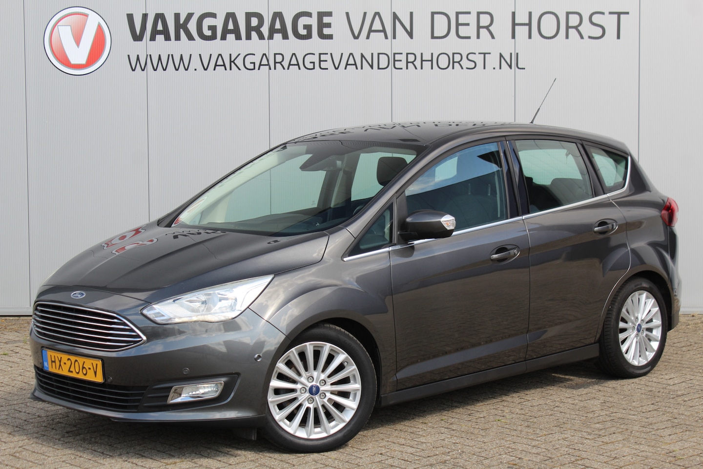 Ford C-Max - 1.0 Titanium 125 PK Climate control , Cruise control , Trekhaak , Bluetooth Pdc, Lichtmeta - AutoWereld.nl