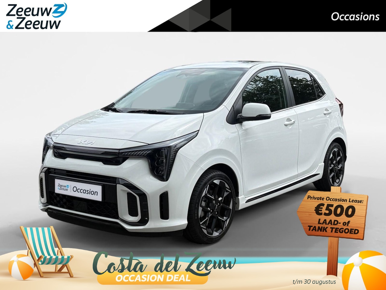Kia Picanto - 1.0 DPI GT-Line | AUTOMAAT | Climate Control | Cruise Control | Camera | Navigatie | Stoel - AutoWereld.nl