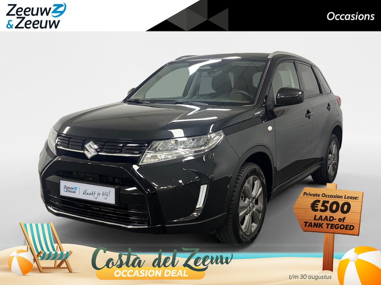Suzuki Vitara - 1.5 Hybrid Select AUTOMAAT NAVI AIRCO ADAPTIEVE CRUISE CONTROLE STOELVERWARMING LM VELGEN - AutoWereld.nl