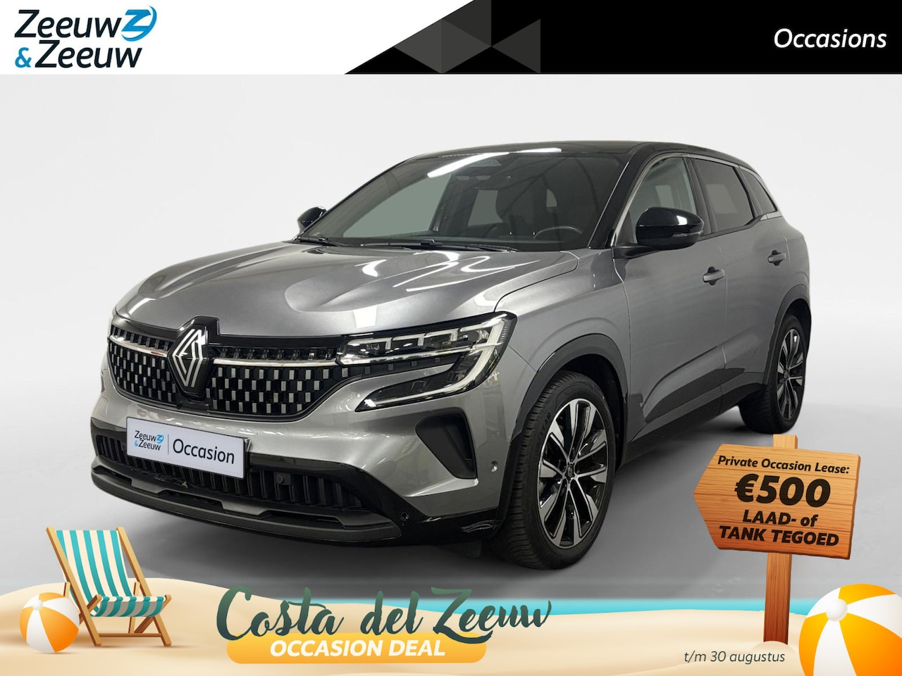 Renault Austral - 1.2 E-Tech full hybrid 200 techno NAVI AIRCO CAMERA CRUISE CONTROLE ELECTRISCHE STOELEN ST - AutoWereld.nl