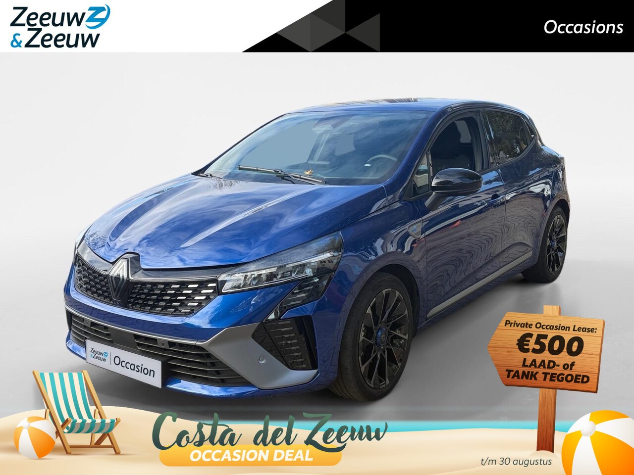 Renault Clio - 1.6 E-Tech Full Hybrid 145 esprit Alpine AIRCO NAVIGATIE APPLE CARPLAY/ANDROID AUTO ADAPTI - AutoWereld.nl