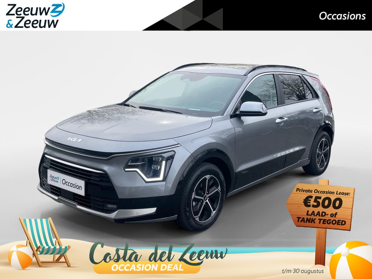 Kia Niro - 1.6 GDi Hybrid DynamicPlusLine | Cruise Control | Climate Control | Open Dak | Navigatie | - AutoWereld.nl