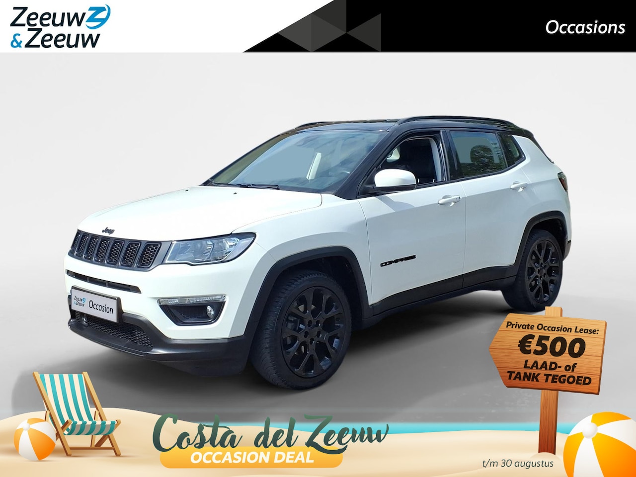 Jeep Compass - 1.3T Night Eagle Liberty Edition Navigatie | Airco | PDC-Camera. 1 jaar Garantie - AutoWereld.nl