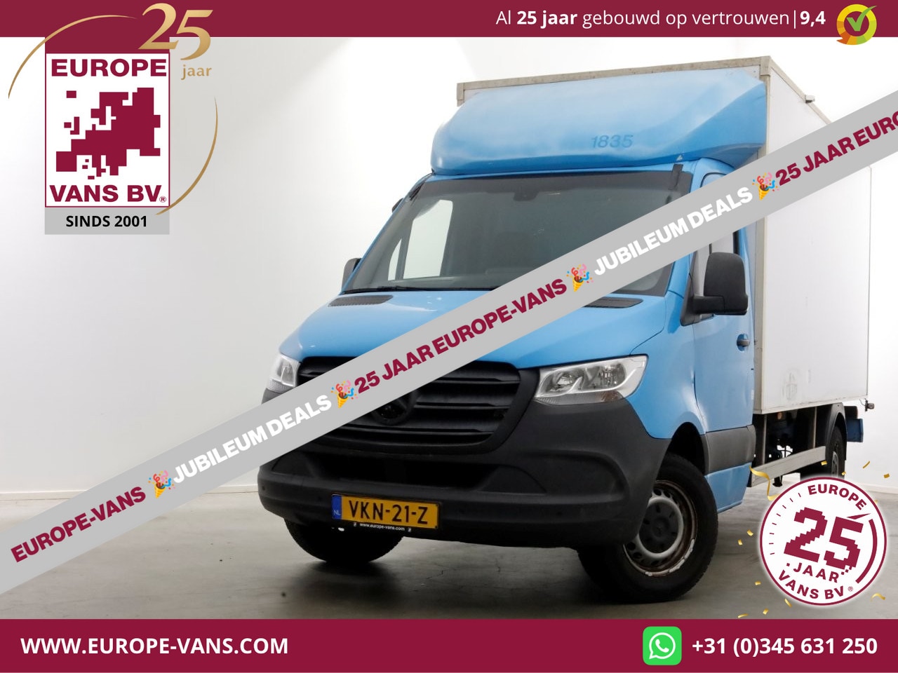 Mercedes-Benz Sprinter - 311 CDI 115pk E6 RWD Bakwagen met achterdeuren 2-Persoons 06-2021 - AutoWereld.nl