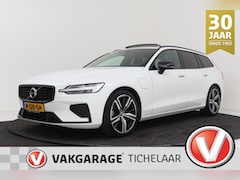 Volvo V60 - 2.0 T8 Recharge AWD R-Design | Uitklap. Trekhaak | Panorama dak | CarPlay | Pilot Assist |