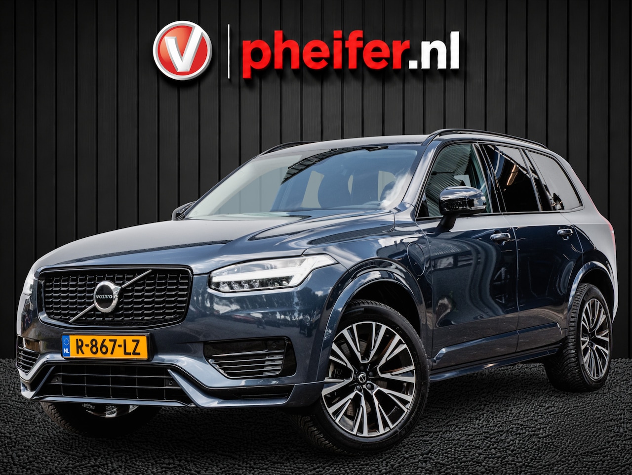 Volvo XC90 - 2.0 T8 Recharge AWD Plus Dark Facelift model/ Lederen int./ Stuur+stoelverwarming/ Harman - AutoWereld.nl