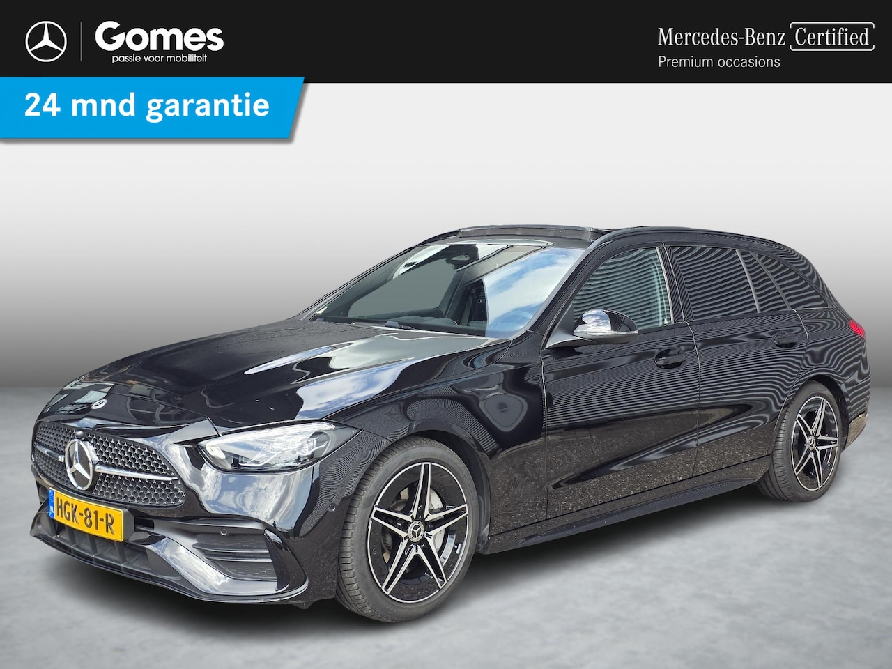 Mercedes-Benz C-klasse Estate - 180 Star Edition AMG | Night Pakket | Panoramadak | Burmester 3D Surround Sound | Elektris - AutoWereld.nl