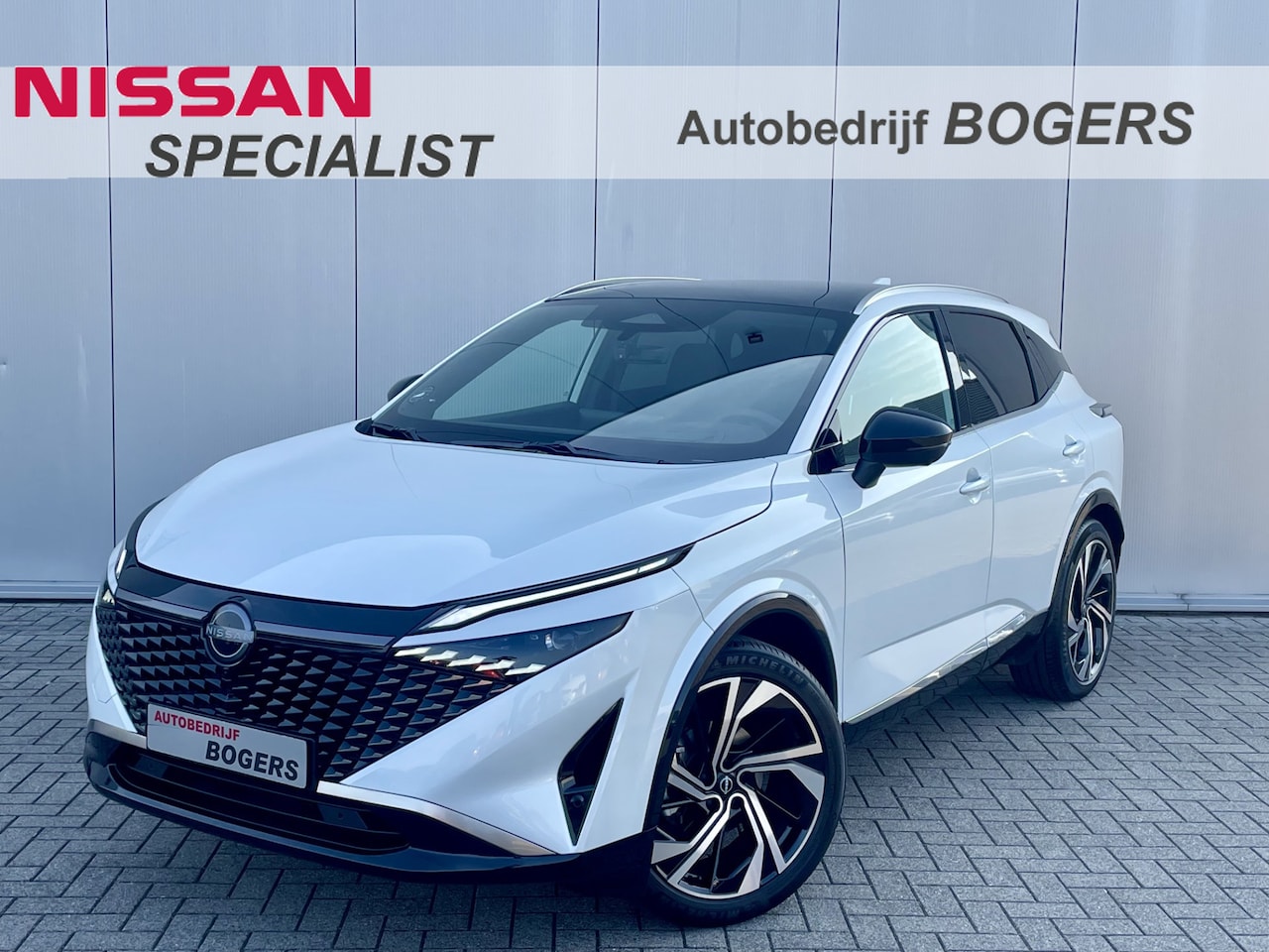 Nissan Qashqai - 1.3 MHEV Tekna Plus Automaat Navigatie, Panoramadak, 20"lm, LED, Bose, 360 Camera, Pro-Pil - AutoWereld.nl