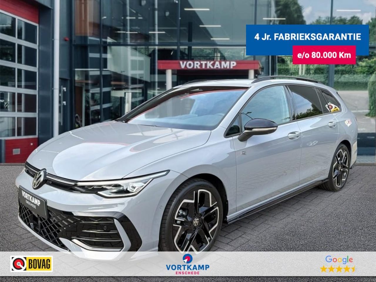 Volkswagen Golf - 1.5 eTSI R-LINE BLACK-STYLE TREKHAAK/360CAM/ELEK-KLEP/ACC/STOELVERW - AutoWereld.nl