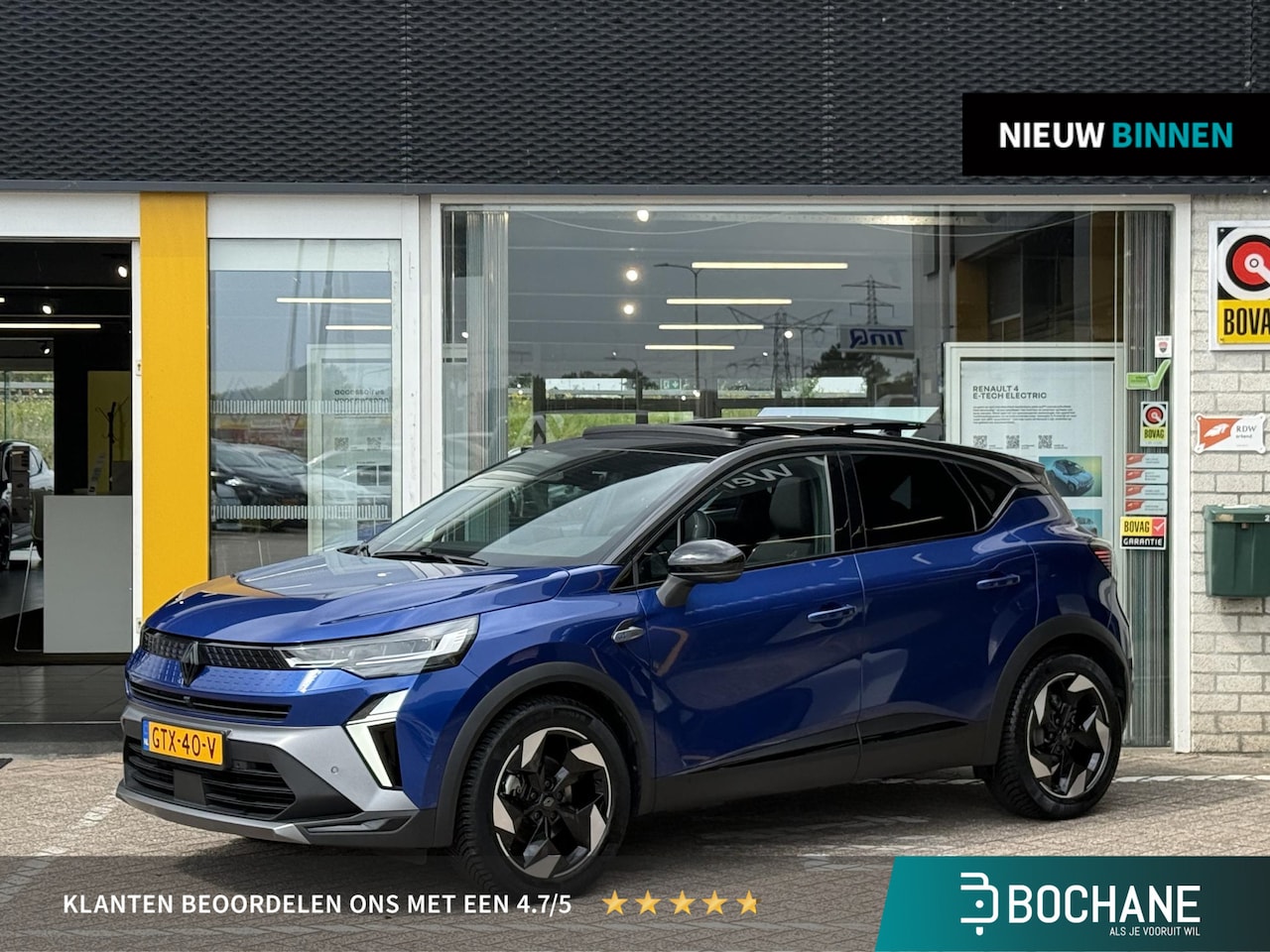 Renault Captur - 1.6 E-Tech full hybrid 145 esprit Alpine | Elektrisch glazen schuif-/kanteldak | Pack Wint - AutoWereld.nl