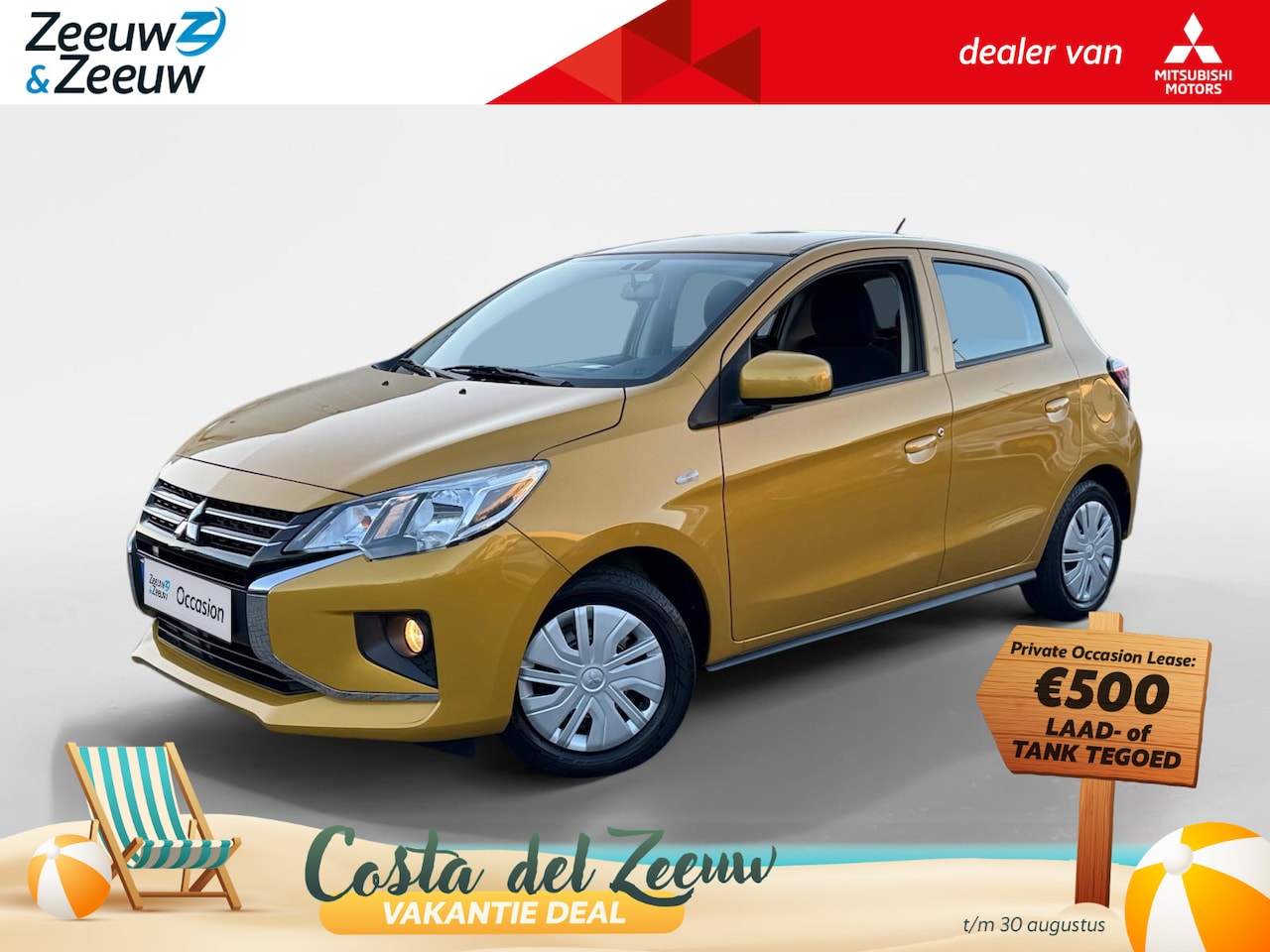 Mitsubishi Space Star - 1.2 Active | Apple Carplay/Android Auto | Airco | Elek. Ramen | Rest. Fabrieksgarantie | - AutoWereld.nl
