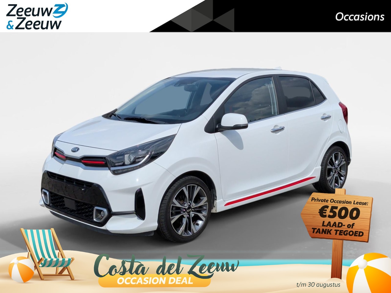 Kia Picanto - 1.0 DPi GT-line 5p | Dealer onderhouden | Stoelverwarming - AutoWereld.nl