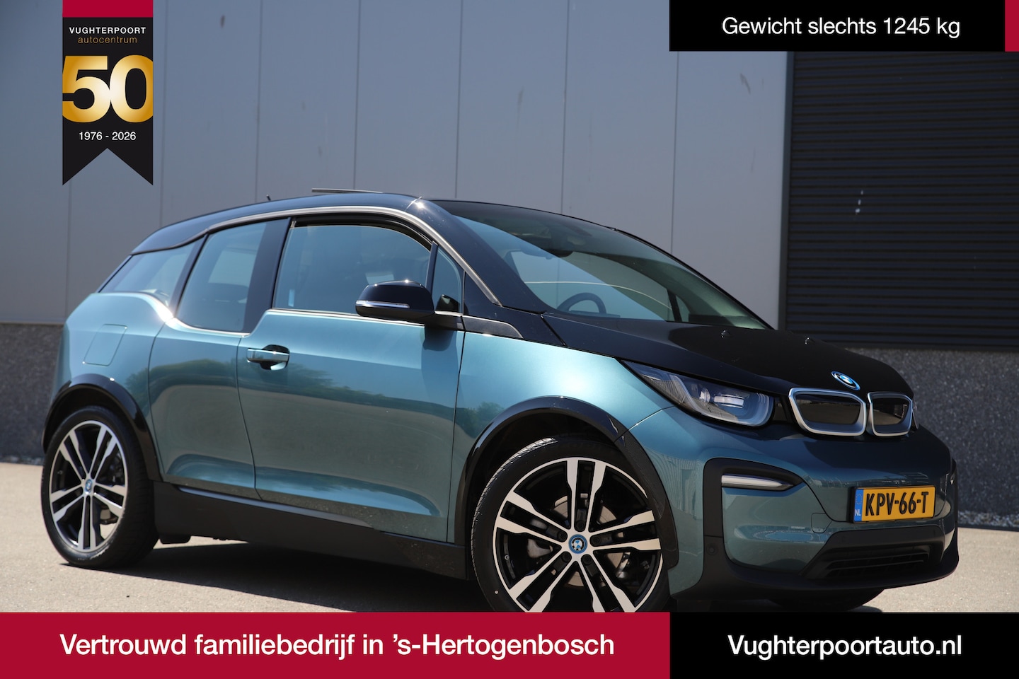BMW i3 - Executive 120Ah 42 kWh Blue Ridge/ Leder/Schuifdak/ Carplay - AutoWereld.nl