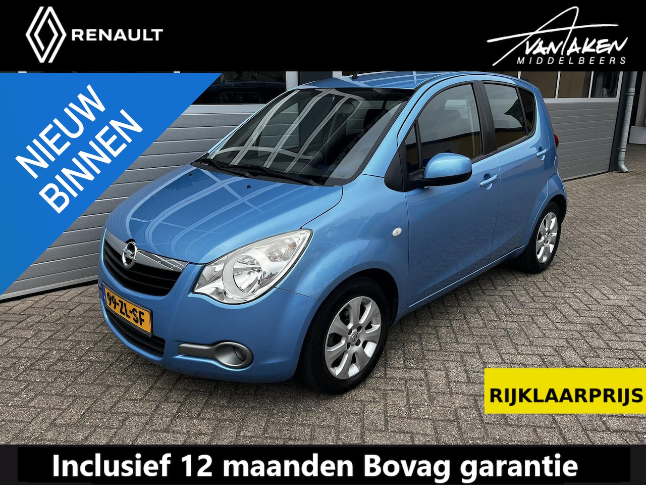 Opel Agila - 1.2 Enjoy AIRCO - AutoWereld.nl