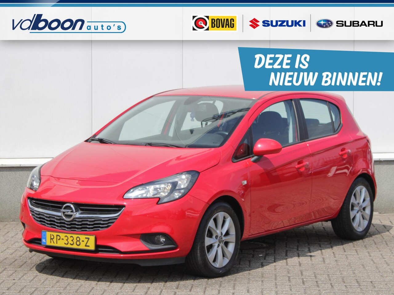 Opel Corsa - 1.4 Favourite | Navi | Cruise | Airco | Park sens | Lm-Velgen - AutoWereld.nl