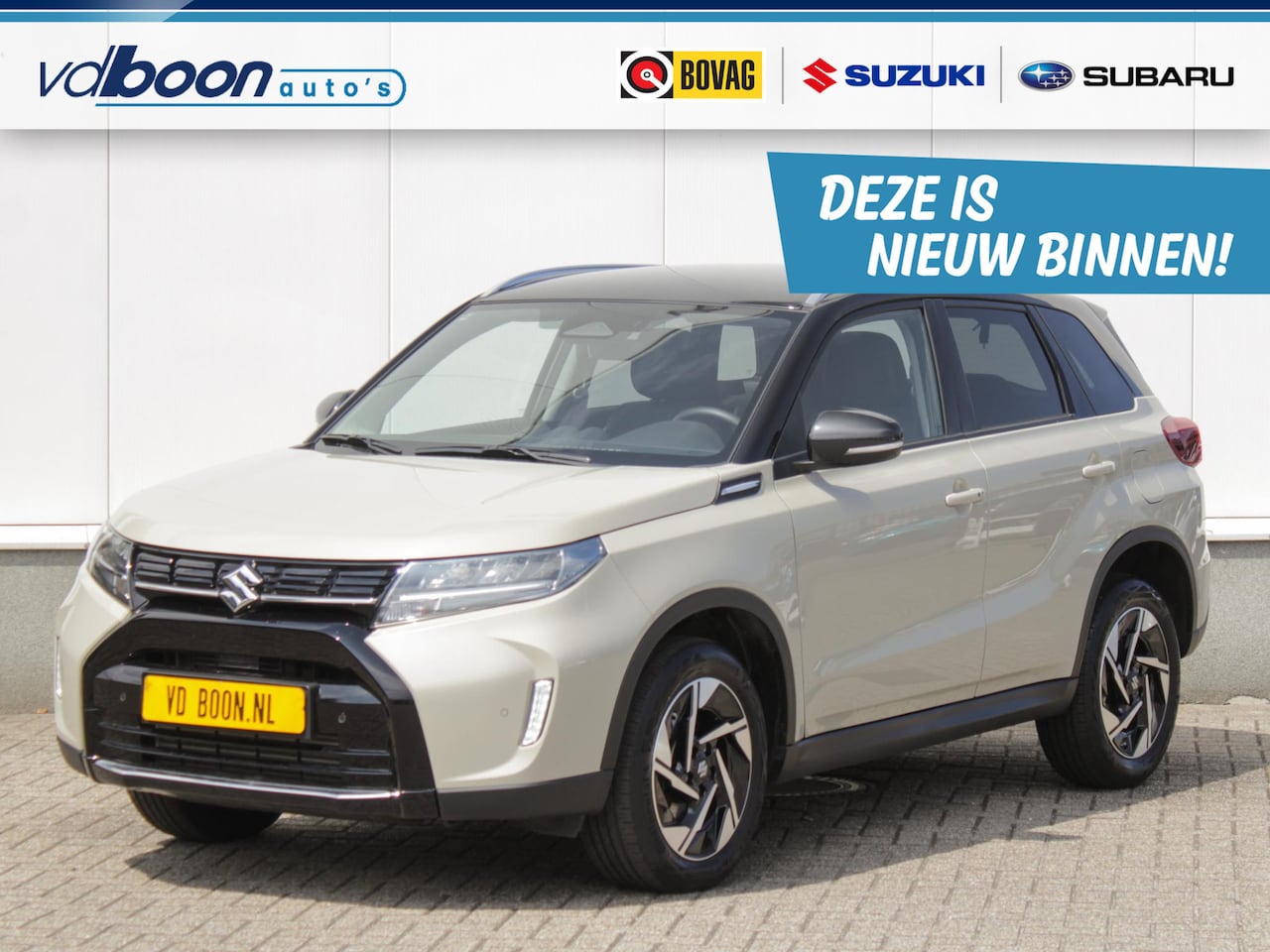 Suzuki Vitara - 1.4 Boosterjet Smart Hybrid Style | Navi | Cruise | Clima | Camera | Lm-Velgen - AutoWereld.nl