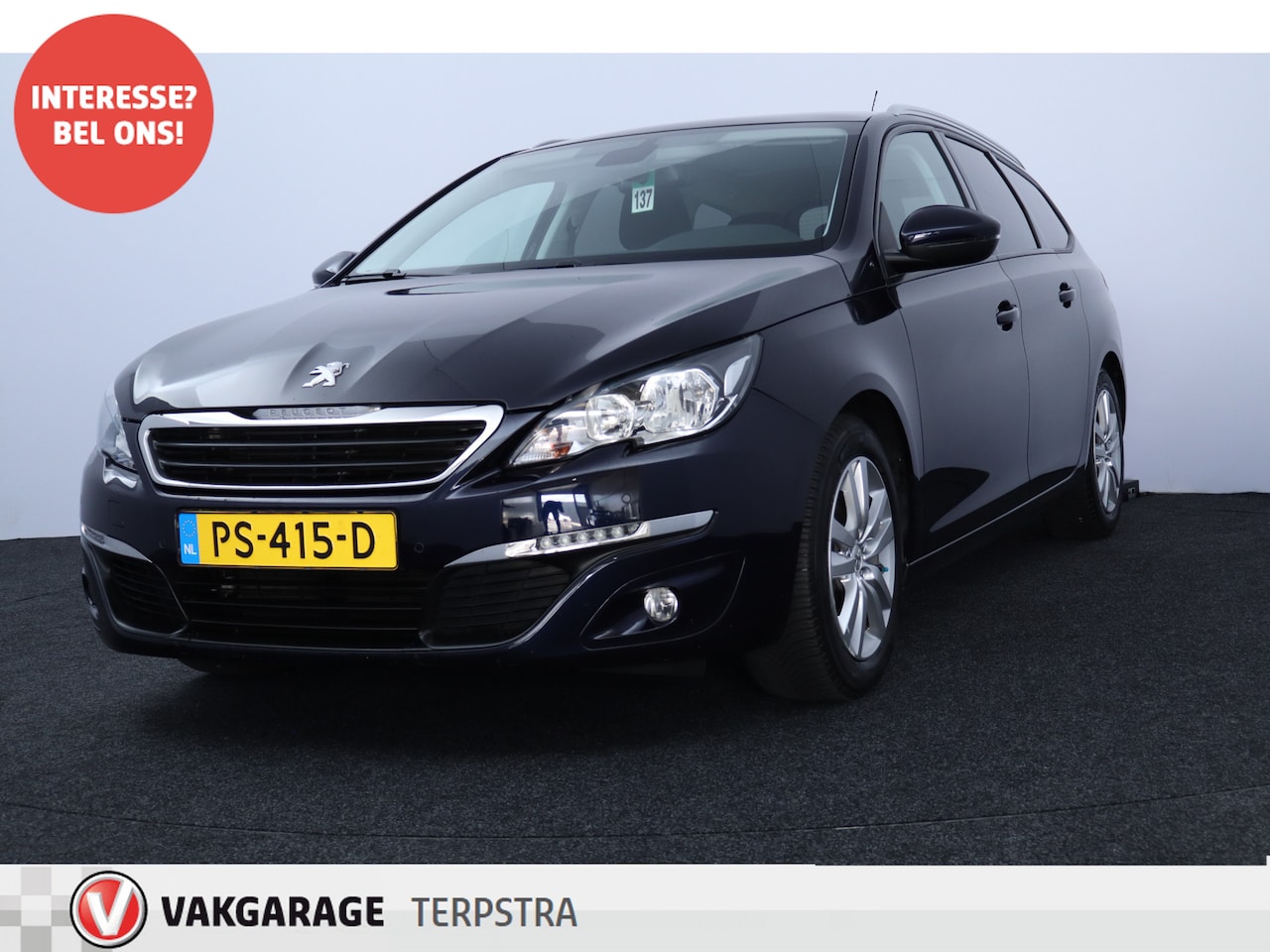 Peugeot 308 SW - 1.2 PureTech Blue Lion /D-Riem Verv. 99.000KM! /Trekhaak! /Pano-Dak /DAB+! /Navi /Climat / - AutoWereld.nl