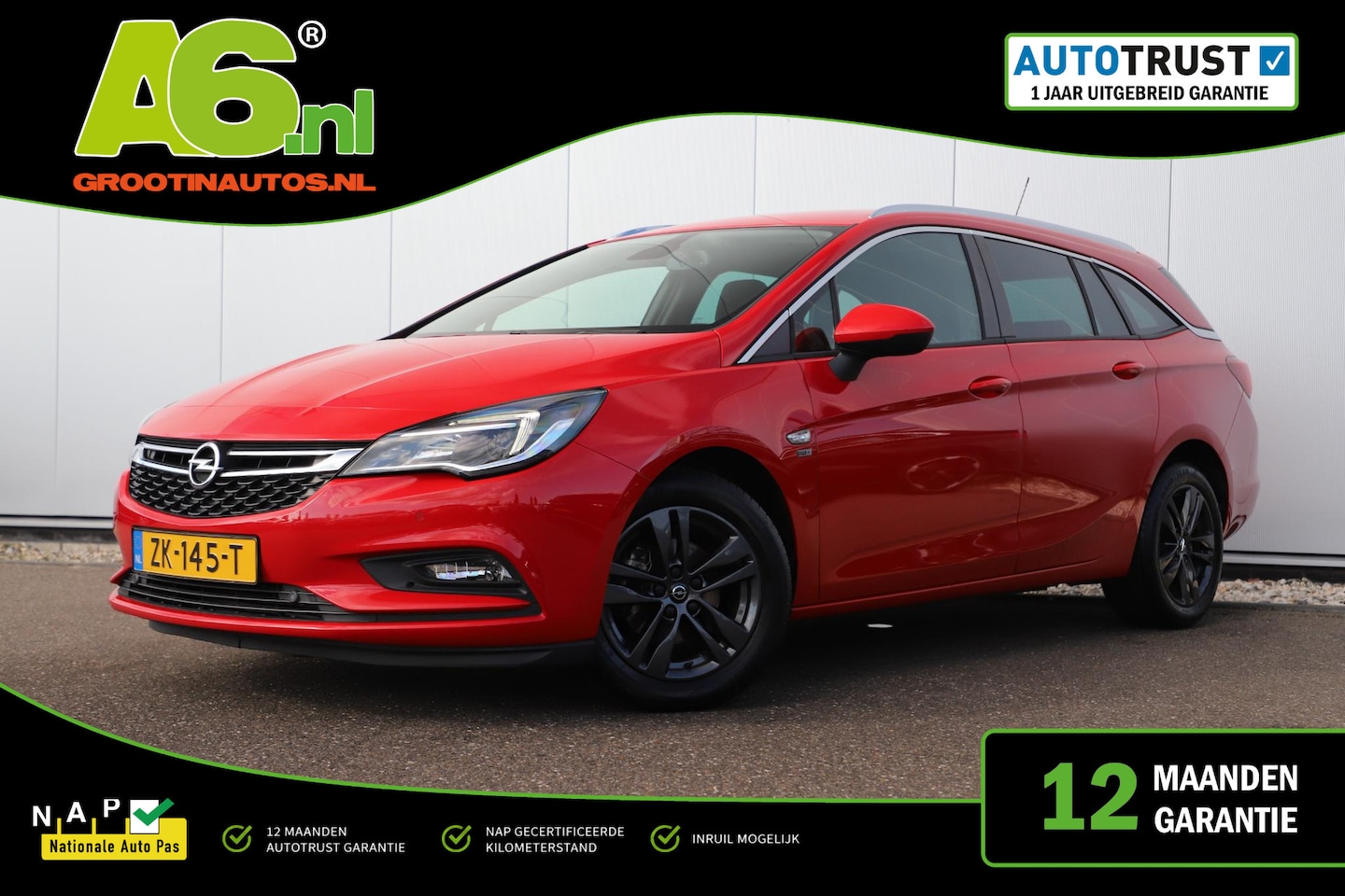 Opel Astra Sports Tourer - 1.0 Turbo 120 Jaar Edition 16 inch LMV Navigatie Carplay Android Airco Climate Cruise LED - AutoWereld.nl