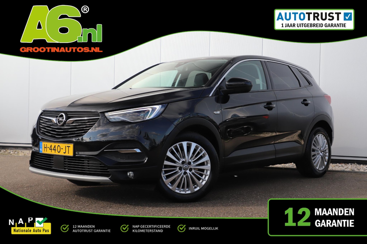 Opel Grandland X - 1.2 Turbo Innovation 131PK Leder Memory Stoelen Navigatie Achteruitrijcamera Stuur & Stoel - AutoWereld.nl