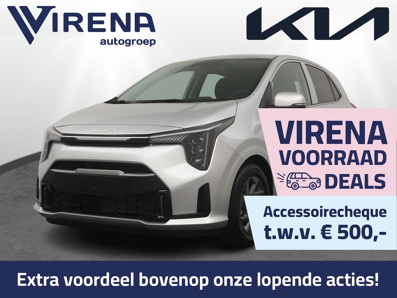 Kia Picanto - 1.0 GDi DynamicPlusLine - Prijs incl. inruilpremie - Navigatie - LED - Airco - Cruise Cont - AutoWereld.nl