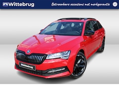 Skoda Superb Combi - 1.4 TSI iV 218pk Sportline DSG Automaat / Panorama schuifdak / Navigatie / LED Matrix / LM