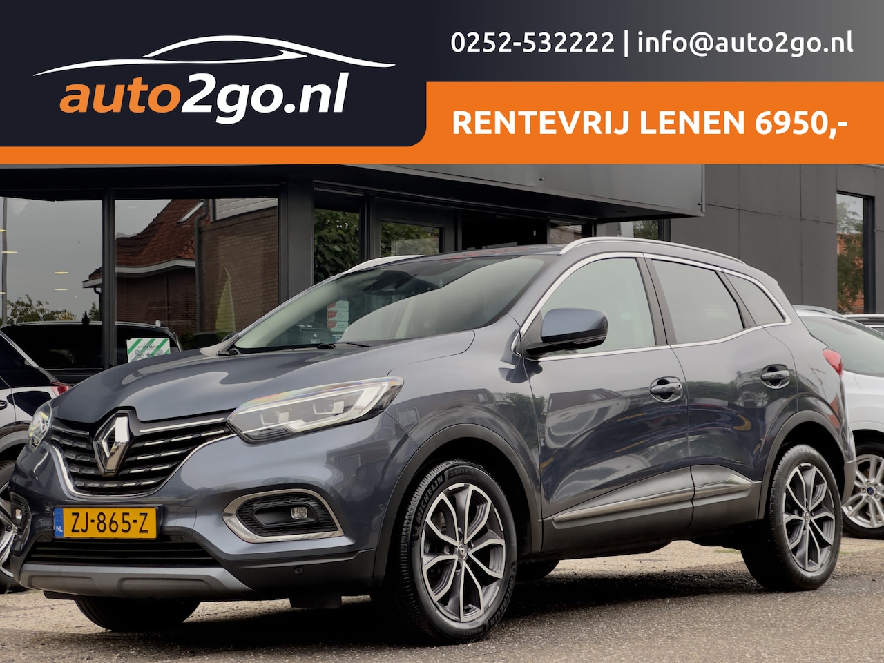 Renault Kadjar - 1.3 TCe AUT7 INTENS LEDER NAVI CAMERA AIRCO PARK-ASSIST LED LMV PDC - AutoWereld.nl