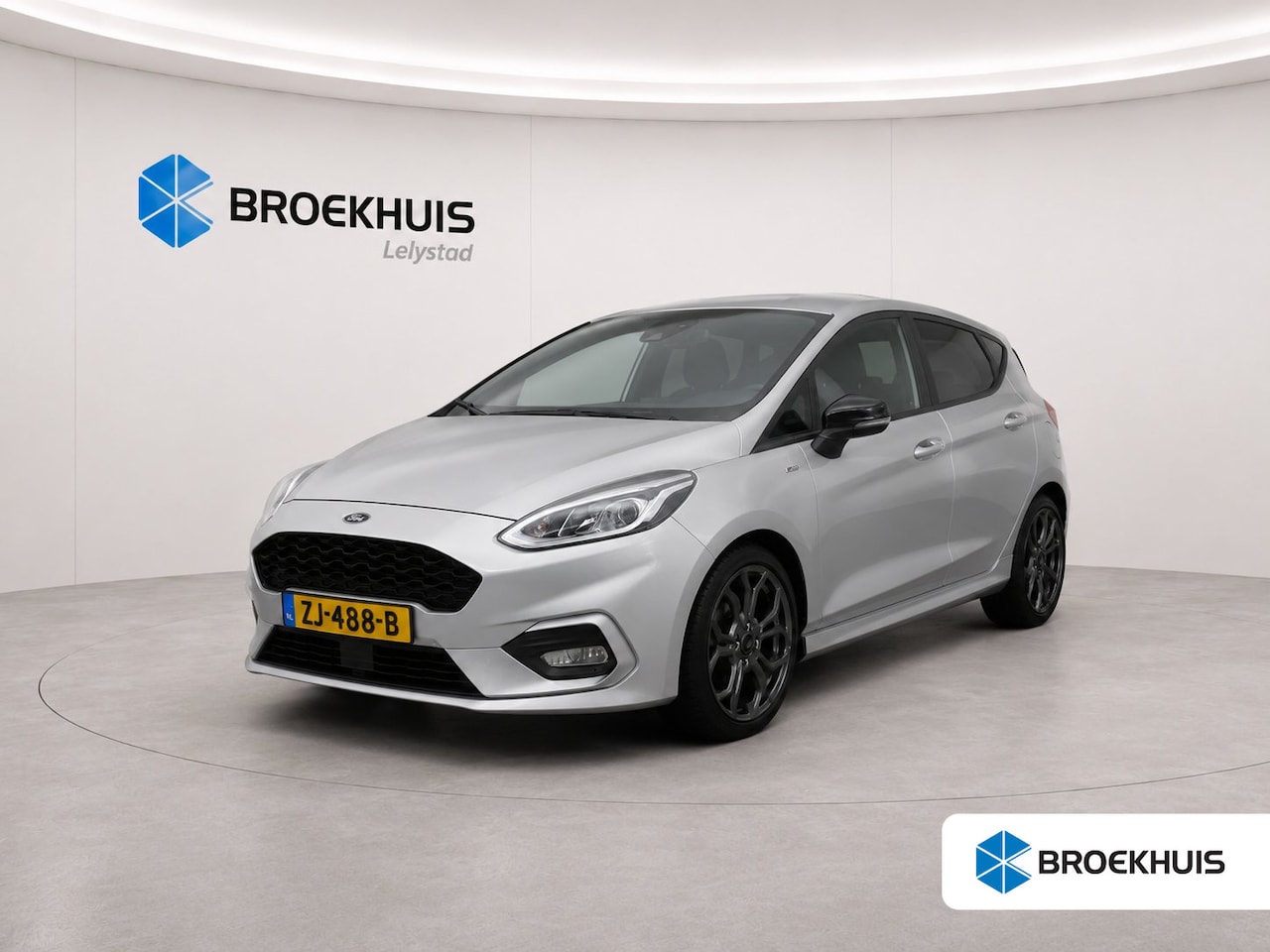Ford Fiesta - 1.0 ECOBOOST 100PK ST-LINE / NAVI / CLIMA / FULL-LED / 17" LMV / CAMERA / KEYLESS / WINTER - AutoWereld.nl