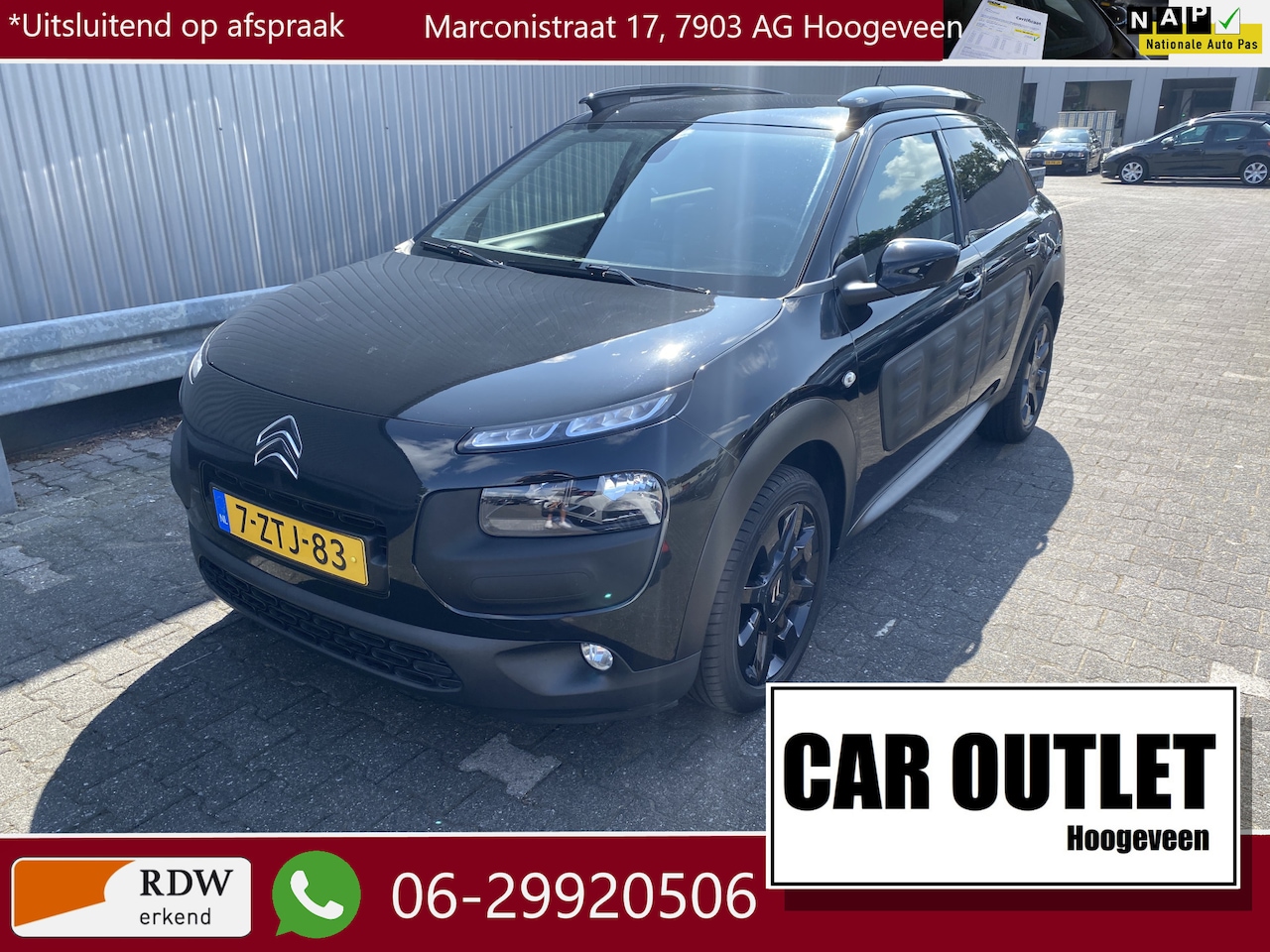 Citroën C4 Cactus - 1.2 PureTech Business Clima, Navi, CC, Cam, LM, – Inruil Mogelijk – - AutoWereld.nl