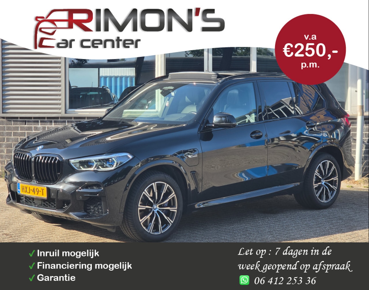 BMW X5 - XDrive45e High Executive Laser Pano Masaggestoel Trekhaak Sfeerverlichting - AutoWereld.nl