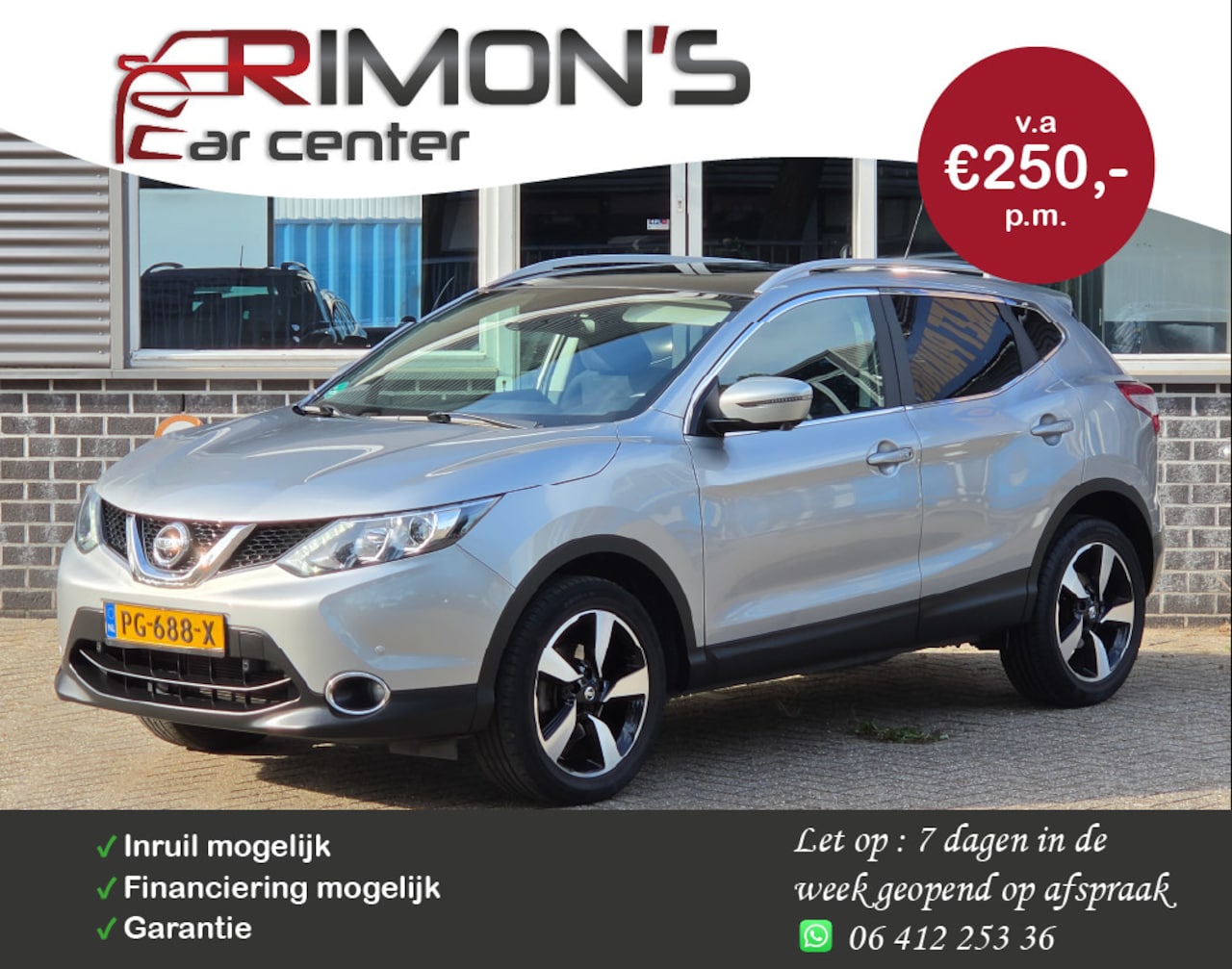 Nissan Qashqai - 1.2 N-Connecta Pano 360 Camera KeyLesse Entry - AutoWereld.nl