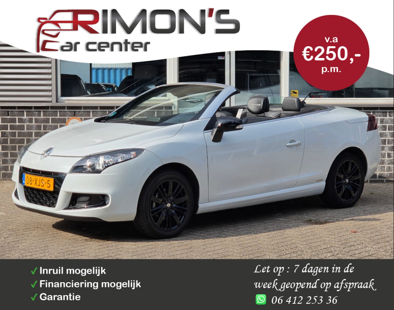 Renault Mégane coupé cabriolet - 1.4 TCE Monaco GP Leder Stoelverwarming Navi - AutoWereld.nl