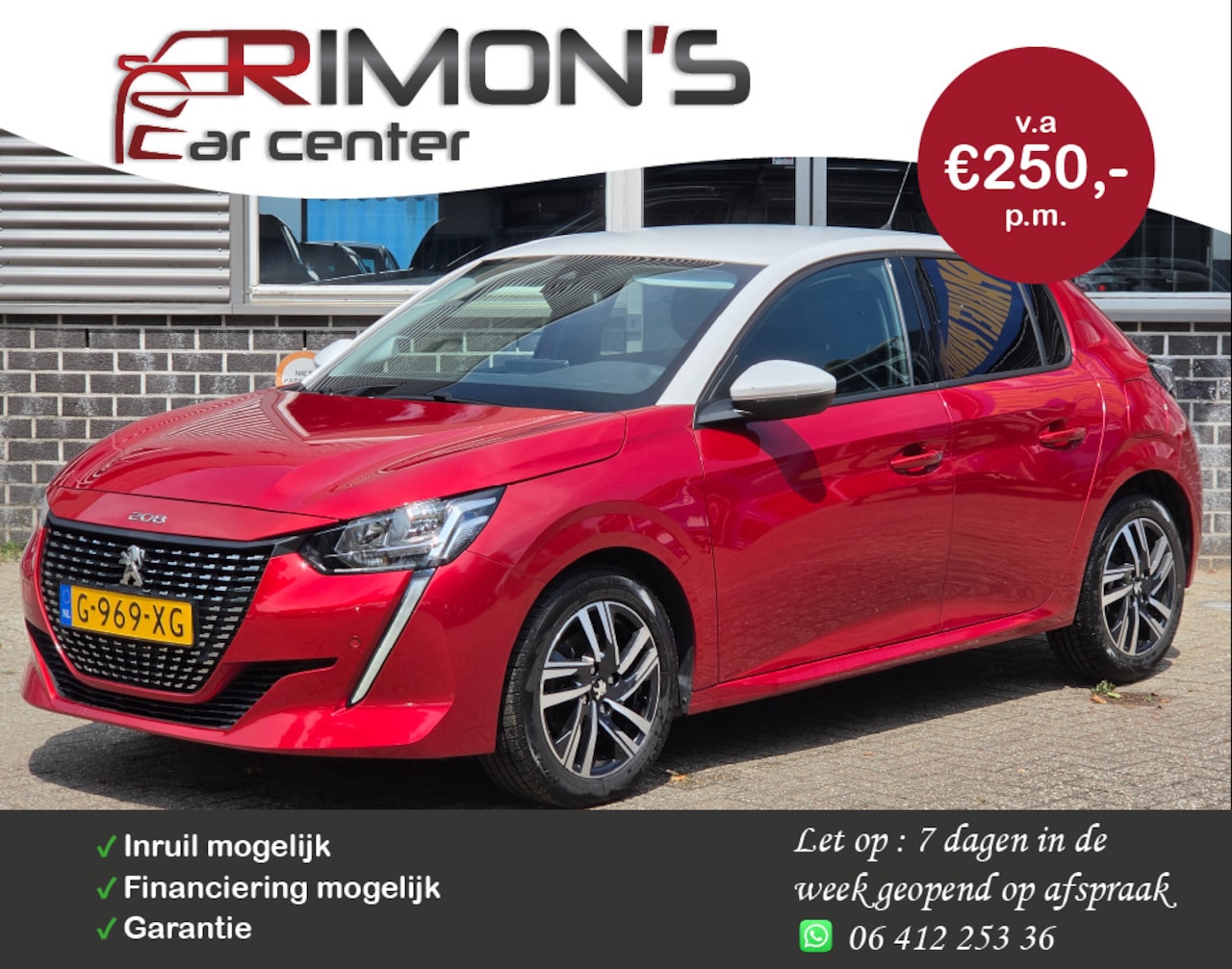 Peugeot 208 - 1.2 PureTech Blue Lease Allure Navi 360 Camera Virtual cockpit - AutoWereld.nl