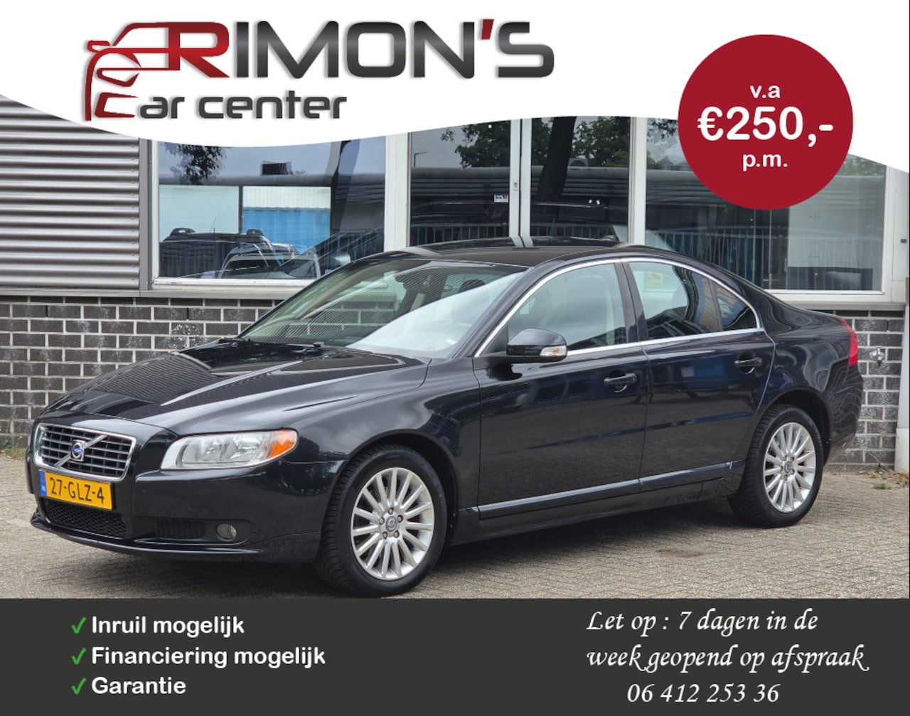 Volvo S80 - 2.5 T Momentum 1 Ste Eigenaar Dealer Onderhouden - AutoWereld.nl