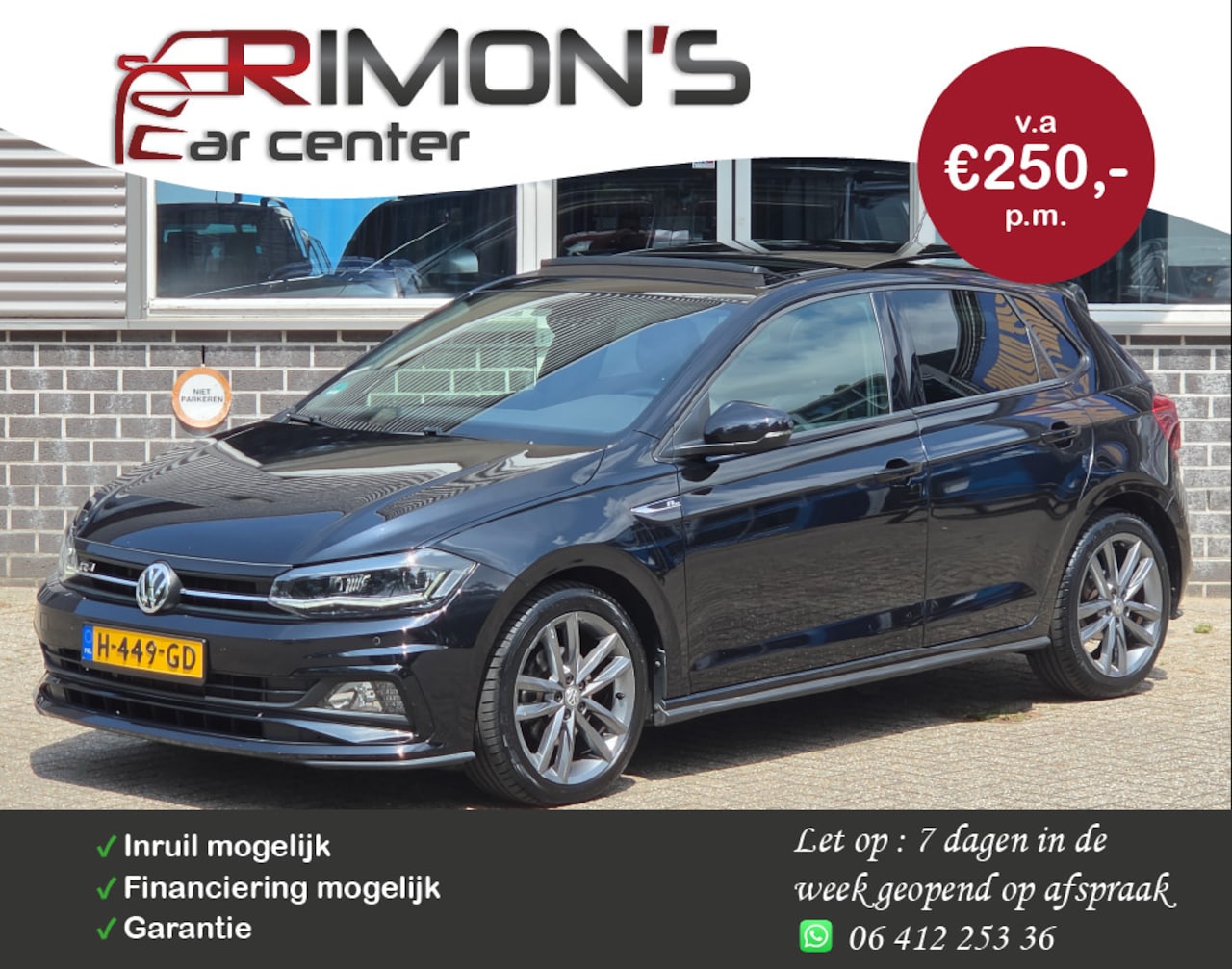Volkswagen Polo - 1.5 TSI R-Line New Motor 11.000 Km Pano Bom Vollll - AutoWereld.nl