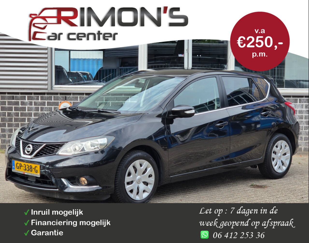 Nissan Pulsar - 1.2 DIG-T Visia Airco Dealer Onderhouden Nap - AutoWereld.nl