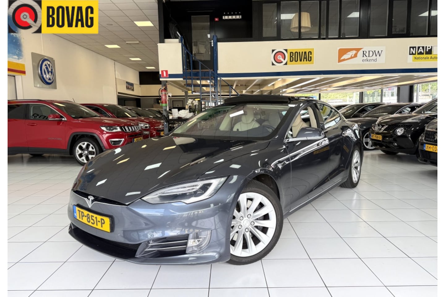 Tesla Model S - 100D Panoramadak - AutoWereld.nl