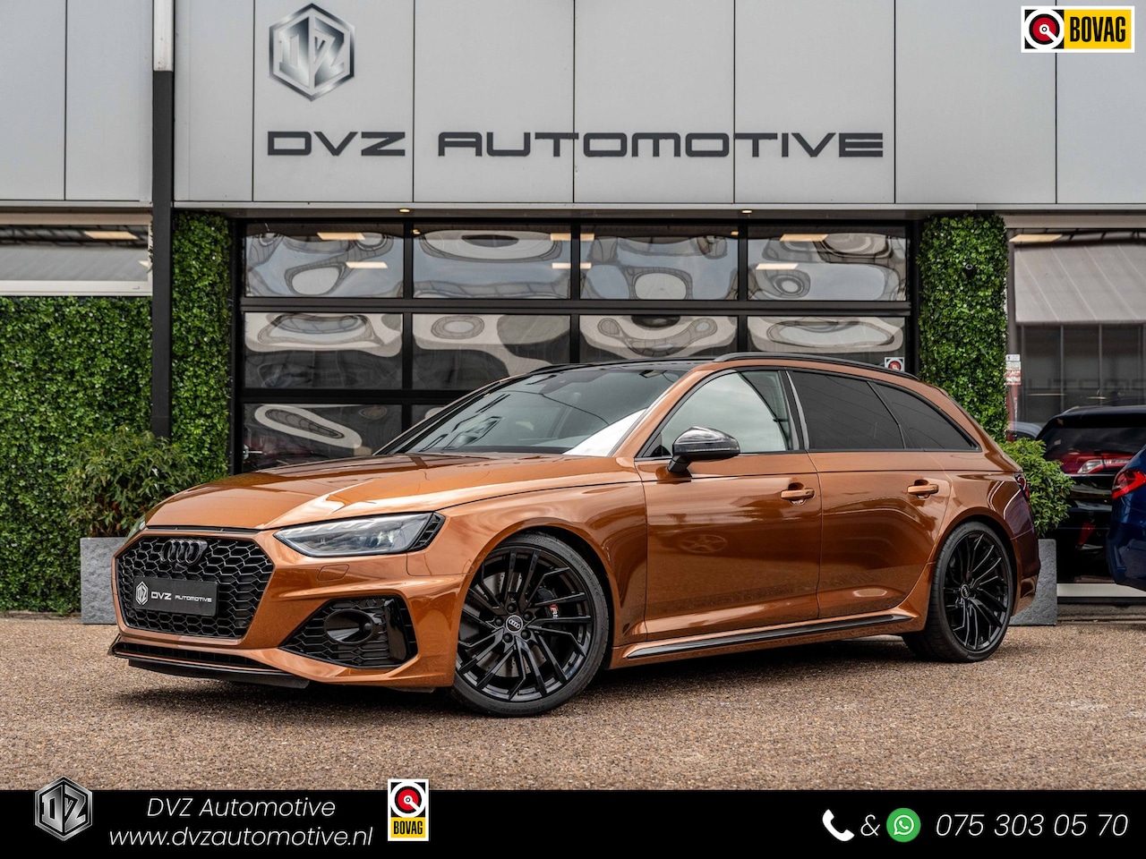 Audi RS4 - 2.9 TFSI 450PK Quattro | RS Dynamic | B&O Sound | Sport Uitlaat | Black Optik | BTW - AutoWereld.nl