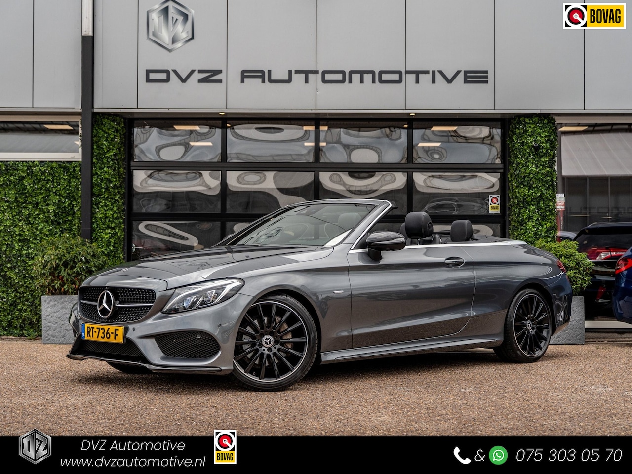 Mercedes-Benz C-klasse Cabrio - 180 Premium Plus | AMG Night | Memory | Burmeister | Dealer Ond. - AutoWereld.nl