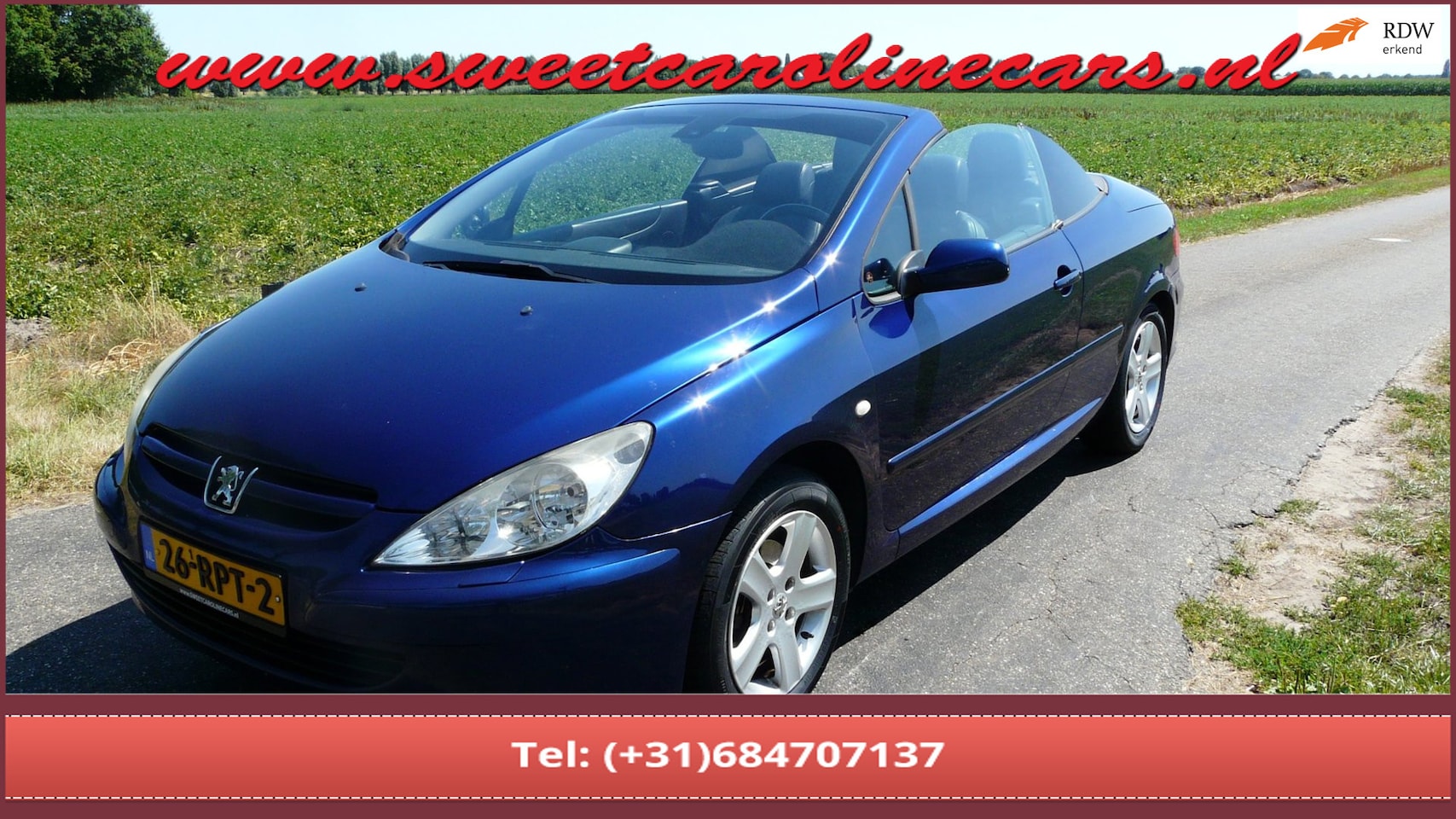 Peugeot 307 CC - 2.0-16V 2.0-16V,Airco,Leder,Elec.pakket,Lmv's! - AutoWereld.nl