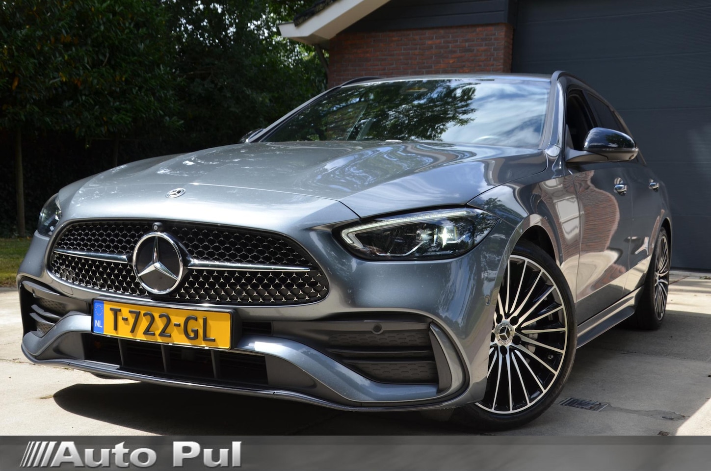 Mercedes-Benz C-klasse Estate - 200 AMG Line Automaat/Navi/Pdc/Ecc/360°-Camera/digitale dashboard/Stoelverwarming/Half-lee - AutoWereld.nl